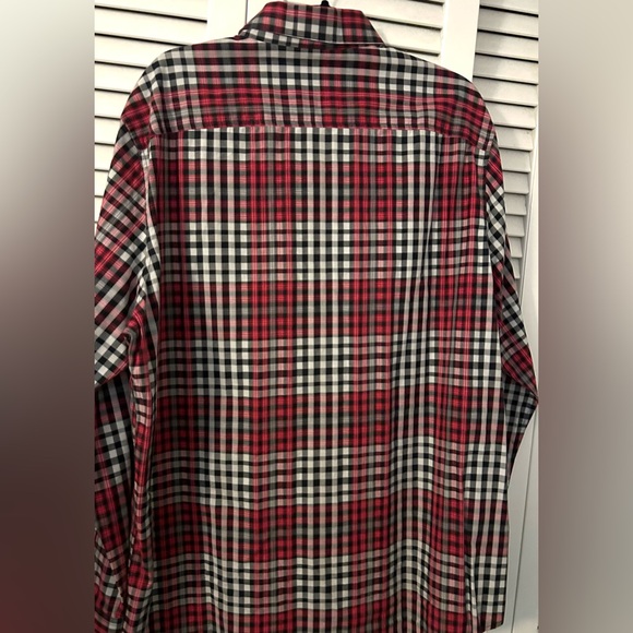 Tasso Elba men’s button down shirt. Sz XL (17-17.5) 100% cotton. - Picture 6 of 6